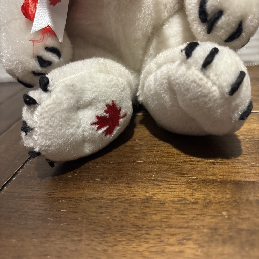 Chi Chi‎ Collection Canada Polar Bear Plush 8" Rare Stuffed Animal - Picture 3 of 9